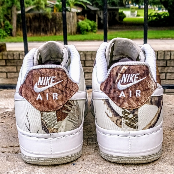 SOLD!!!NWOB. RARE Nike AF1 x Realtree "Snow Camo" sneakers - Picture 11 of 14